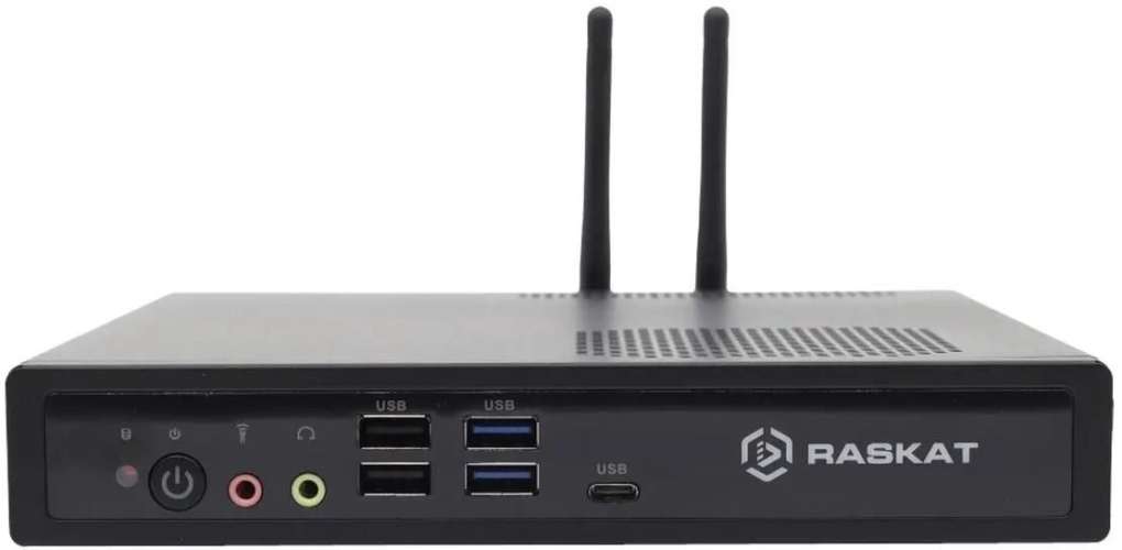Неттоп RASKAT Standart 307 Intel Core i3 12100,  DDR4 8ГБ, 256ГБ(SSD),  Intel UHD Graphics 730,  без операционной системы,  черный [standart307166130]